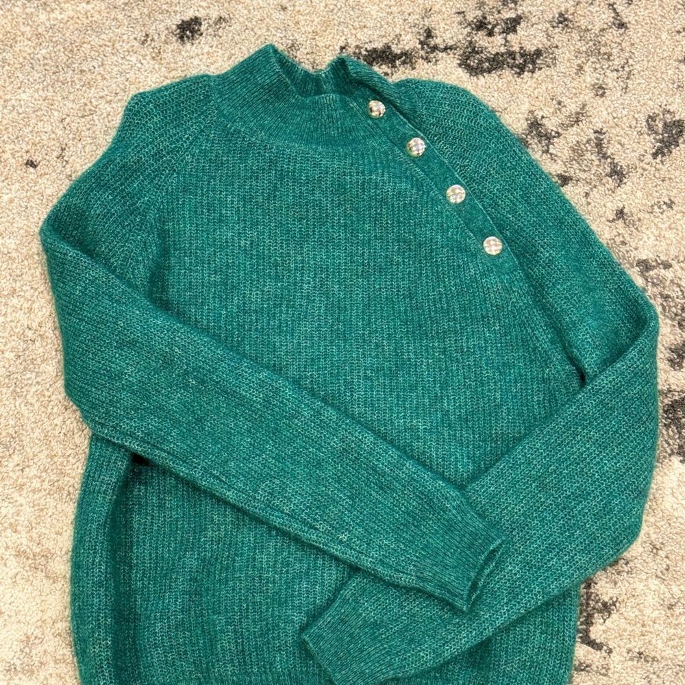 Sezane Green Sweater